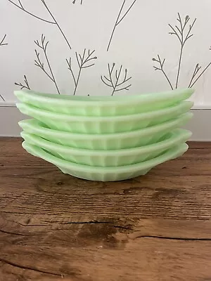 Vintage Boston Warehouse Plastic Jadeite Banana Split Boats Bowls Ice Cream Dish • $22.50