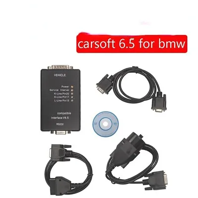 Diagnostic Scanner For BMW Carsoft 6.5 E30/ E31/E32/E34/E36/E38/E39/E60/E65 • $43.80