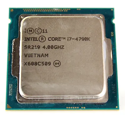 $383.76 • Buy Intel Core I7-4790K 4.00 GHz Quad-Core LGA1150 SR219 CPU Processor