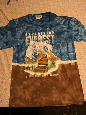 Walt Disney World Animal Kingdom Expedition Everest Graphic Tee Shirt Sz Small • $16