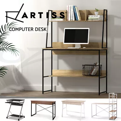 Artiss Computer Desk Office Study Desks Laptop Table Corner Student Desk Metal • $61.95