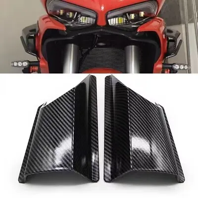 Air Deflector Winglets Front Side Wing Fairing Spoiler Kit 2Pcs For Motorcycle • $26.98