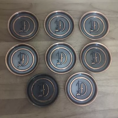 Hyde Park Vintage Coasters Monogram Letter D Set Of 8 • $30