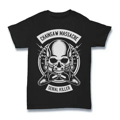 Massacre Chainsaw T Shirt Texas Horror Film Mens Mashup Dtg Inspired S-3XL • £13.99