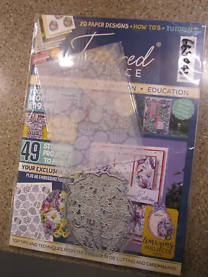 Tattered Lace Magazine Issue 99 ~ Papers-Dies- Embossing Folder ~Inspiration NEW • £9