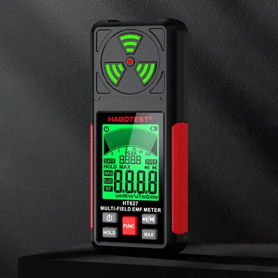 HT627 3 In 1 Radio Frequency Field Testers Auto Off Portable Digital EMF Meter • $46.09
