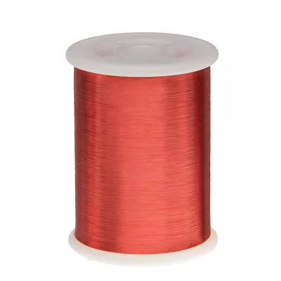 42 AWG Gauge Enameled Copper Magnet Wire 1.0 Lbs 51313' Length 0.0026  155C Red • $33.39