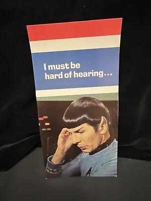 £19.61 • Buy Star Trek Vint 1976 RandomHouse 12.5 X6.25  Greeting Card Mr. Spock Vulcan Ears