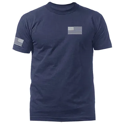 US Flag Crest USA American Pride Patriot Patriotic Graphic T-shirt • $12.59