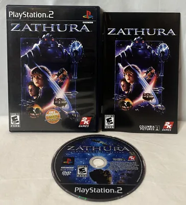 ZATHURA (Sony Playstation 2PS2) Complete CIB • $10