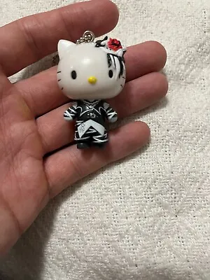 Hello Kitty X H.Naoto Bobblehead Keychain Mascot Charm Gothic Lolita Dark Rum • $35