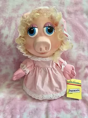 Vintage Baby Muppet Miss Piggy Dakin Hand Puppet Plush 11 Inch 1988 Jim Henson • $42