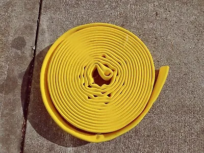 1-3/4  X 50 Ft Yellow Fire Hose For Art Projects Decoration Etc. • $25