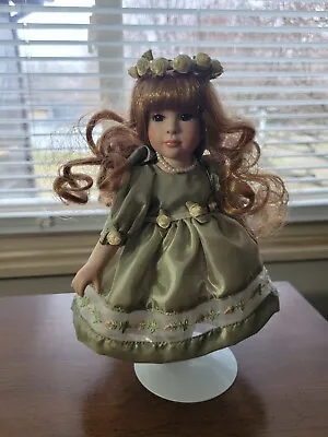 Marie Osmond Tiny Tot Doll ROSEMARY Green Dress W/COA & Box C4407 • $22