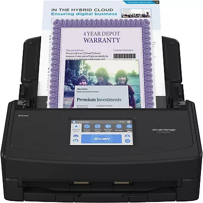 IX1600 Premium Color Duplex Document Scanner For Mac PC With 4-Year Protection • $399.89
