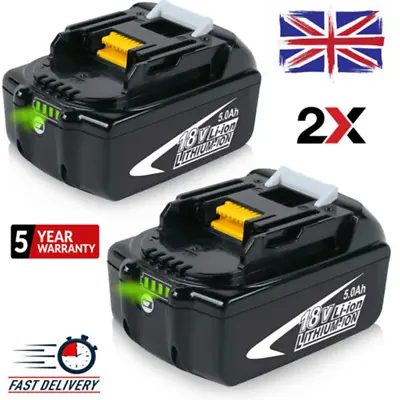 2X For Makita 18V Battery 7.0Ah BL1830 BL1850 BL1860 LXT LED Indicator Cordless • £31.89