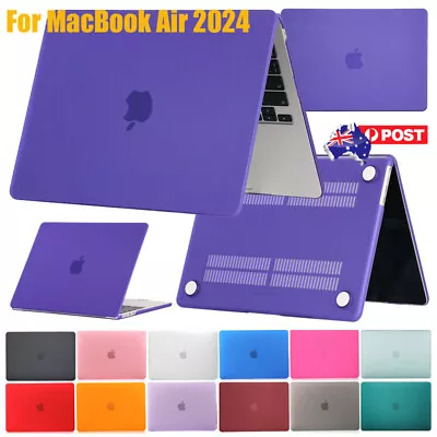 For MacBook Air 13 15 Inch M2 M3 2024 A3113 A3114 Matte PC Shockproof Case Cover • $15.99