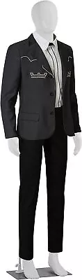 73 Inch Male Mannequin Full Body Dress Form Sewing Manikin Adjustable W/ Base • $87.99