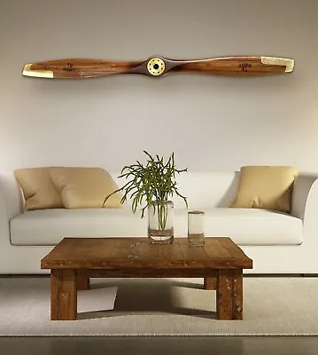 Wooden Airplane Propeller For Wall Decor GLADIATOR 6 Feet By WoodFeather • $980