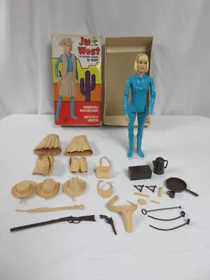 Vintage Marx Jane West Doll Movable Cowboy W/Box And Accessories #2067 • $48.95