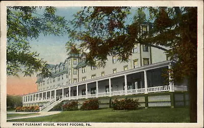 Mount Pocono Pennsylvania Pleasant House Mailed 1925 To Howard OH Postcard • $3.99