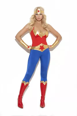 $48 • Buy Super Wonder Hero Woman - 5 Pc. Costume Adult Woman 