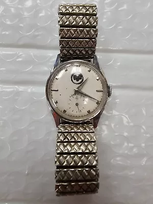 Vintage Lord Elgin USS Men's Stainless Steel Winding Watch May 1953 • $147.77