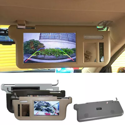 7  Auto Car Sunvisor Rear View Mirror Screen Lcd Monitor DVD/VCD/GPS Left/ Right • $93.99