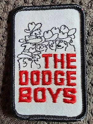 Vintage  The Dodge Boys  Embroidered Iron-On Patch 3 X 2  • $6