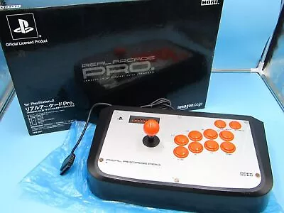 Hori Real Arcade Pro Amazon Orange Fighting Stick PS2 Amazon Original Color 2008 • £161.06