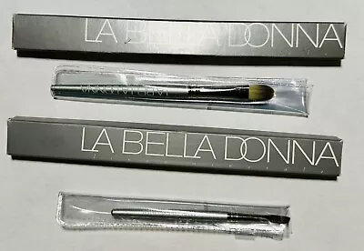 La Bella Donna Concealer Brush And Angled Eyeliner Brush • $37