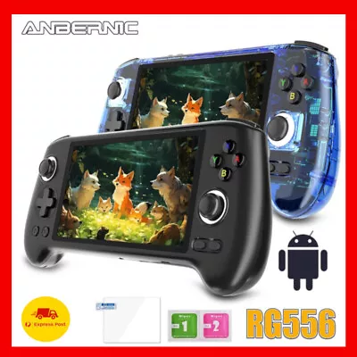 ANBERNIC RG556 Retro Handheld OLED Game Console Android 13 Samsung 256GB SD • $499