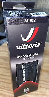 Vittoria Zaffiro Pro 700c X 25 Folding Bead Clincher Tire • $37