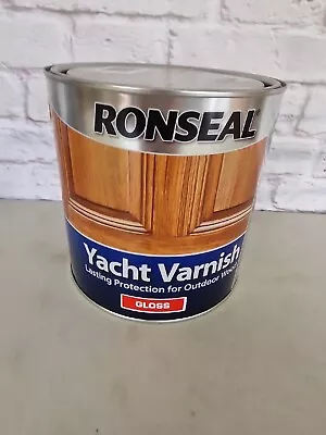 £49.99 • Buy Ronseal Yacht Varnish - 250ml, 500ml, 1L & 2.5L - Gloss/Satin - Solvent Based