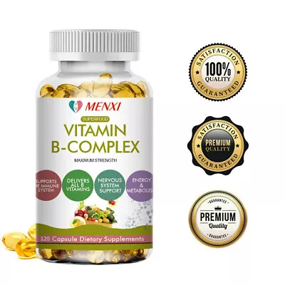 Vitamin B Complex Supplement - Super B Vitamin Energy Metabolism Immune Boost • $13.19