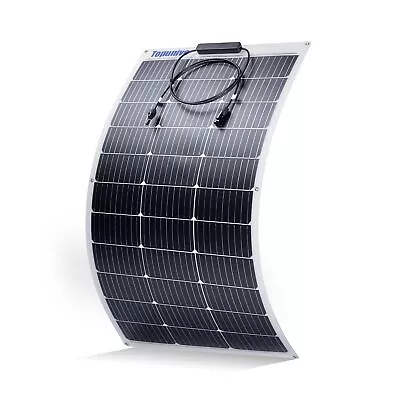 100W 12V Flexible Solar Panel 9BB Monocrystalline Cell 12 Volt Semi-Flexible ... • $117.06