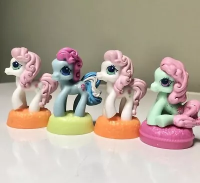 My Little Pony Figures Lot Of 4- MLP Mini Toys McDonalds- 2007 - Cake Toppers • $13.99