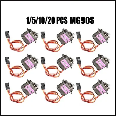 MG90S 9g Metal Gear Mini Rc Servo Micro Servo For Car Boat Helicopter UK • £11.99