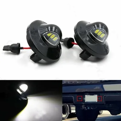 $11.99 • Buy 2x LED License Plate Light Tag Lamp Assembly Replacement For Ford F150 F250 F350