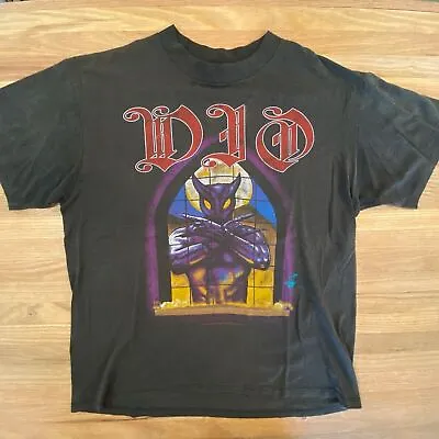 1987 Dio Rock US Tour 2 Sided 80s Vintage Music 100% Cotton Shirt S-5XL 103461 • $9.91