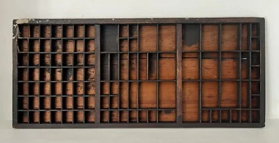 £65 • Buy Vintage Letterpress Wood Printers Tray Curios Display Refurbished