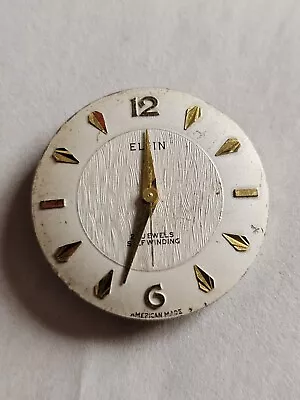 Vintage Lord Elgin Automatic 27 Jewels Grade 761 Watch Movement Parts Or Repair  • $44.95