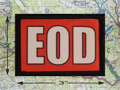 EOD Red Tactical Patch B4 • $7.95