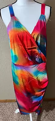 NY&CO Women's XXL Sleeveless Maxi Dress With Side Slit • $35.99