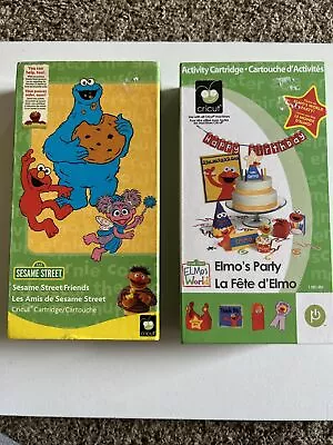 Lot Of 2 Sesame Street Friends & Elmo’s Party Cricut Cartridges Linkage Unknown • $24.99