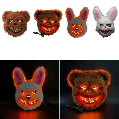 Bloody Rabbit Bear Plush Bunny Mask Bloody Bear Mask  Performance Prop • £8.56