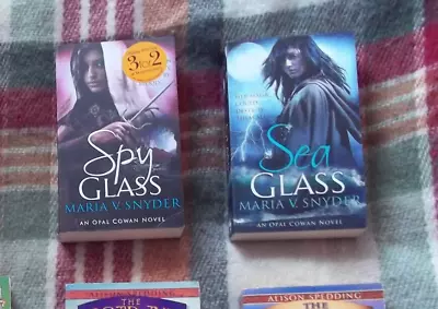 3 Maria V Snyder PBs  Sea Glass. Spy Glass. Poison Study. • £7.50