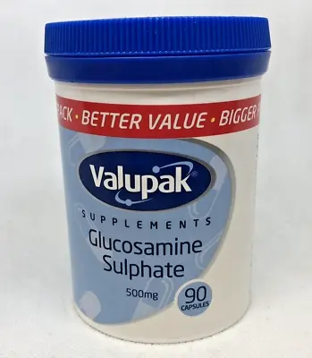 £6.99 • Buy BIG Valupak Glucosamine Sulphate 500mg 90 Tablets JOINT CARE KNEE HIP CARTILAGE