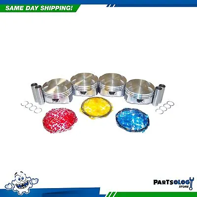 DNJ PRK336 Piston And Ring Kit For 06-17 Buick Chevrolet 2.4L L4 DOHC 16V • $211.38