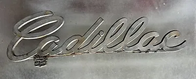 Cadillac Vintage Boat Rare Emblem- Believed To Be From A 1950’s Boat?? • $55